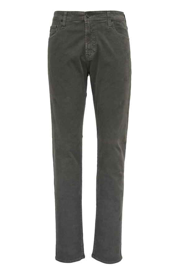 AG Tellis Anthracite Corduroy Five Pocket Pant