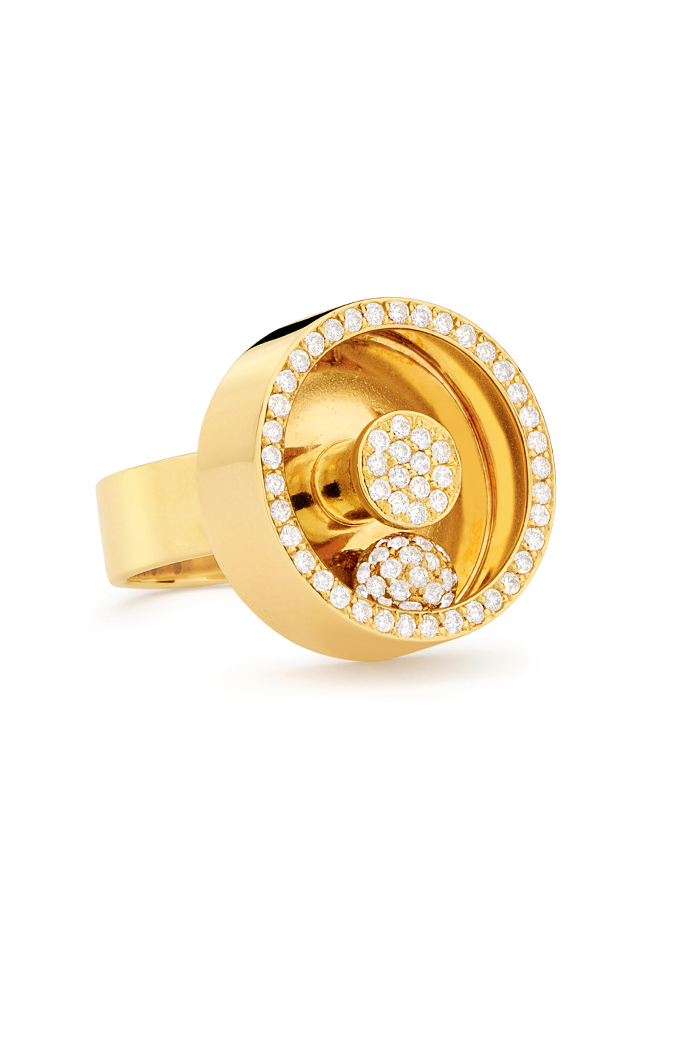Yael Sonia - Pavé Diamond Spinning Ring