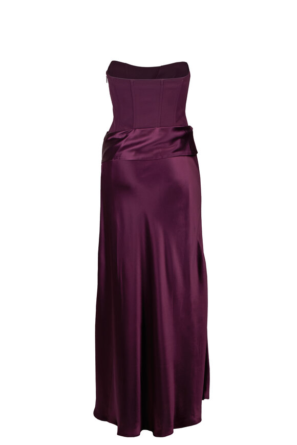 Acler Lamette Blackberry Maxi Dress - view 2