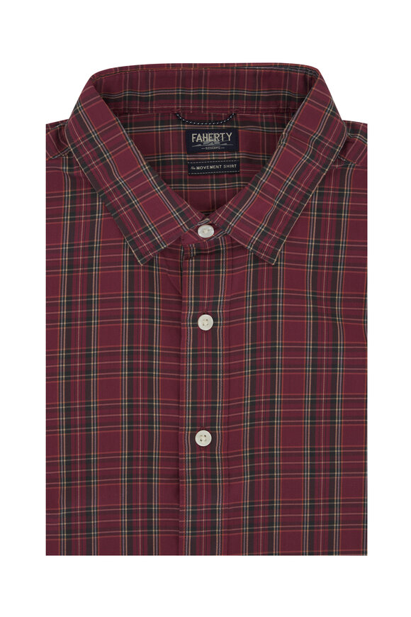 Faherty Brand Movement™ Cedar Creek Plaid Sport Shirt