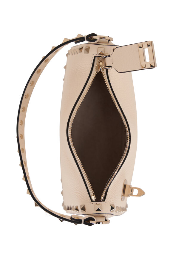 Valentino Garavani - Light Ivory Small Rockstud Shoulder Bag 