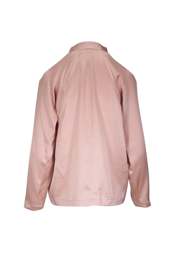 Zero + Maria Cornejo Evi Blush Pebble Silk Top - view 2