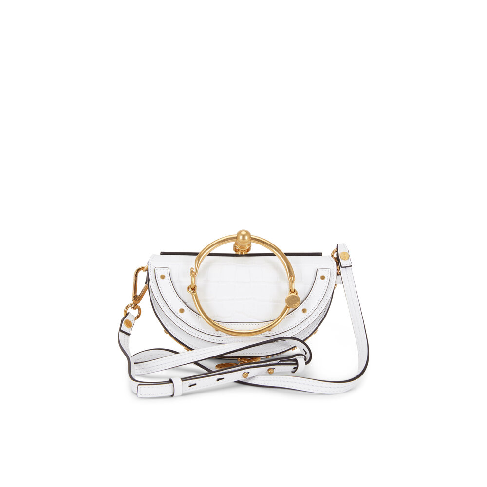 ハンドバッグ CHLOE IVORY LEATHER BRACELET HANDBAG Chloé Ivory Leather Bracelet Handbag | italist