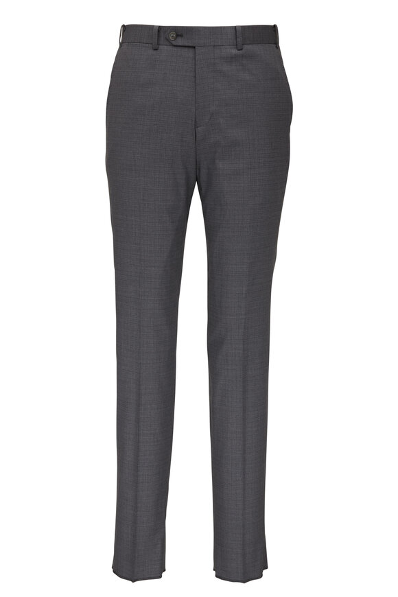 Atelier Munro - Stone Gray Micro Check Suit