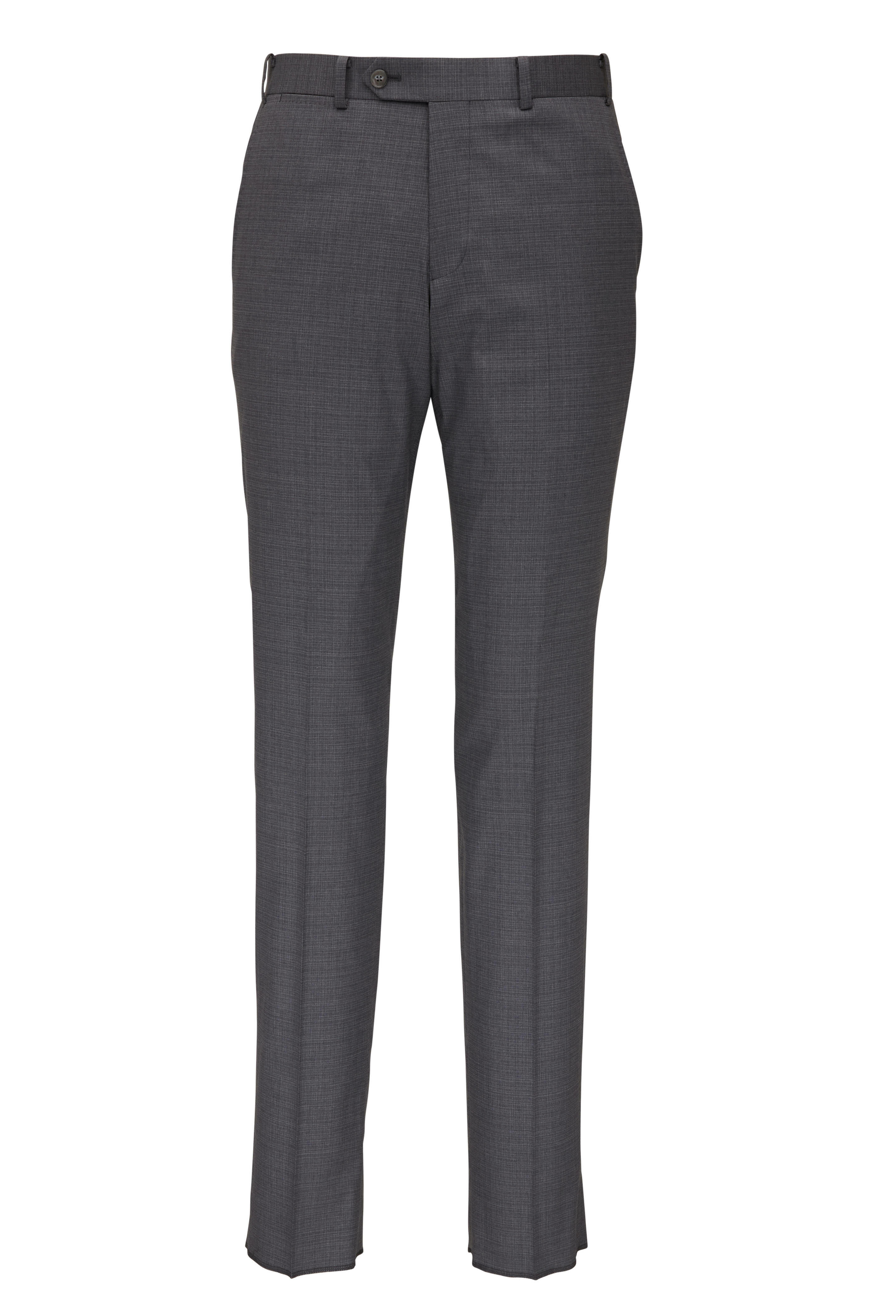 Atelier Munro - Stone Gray Micro Check Suit | Mitchell Stores