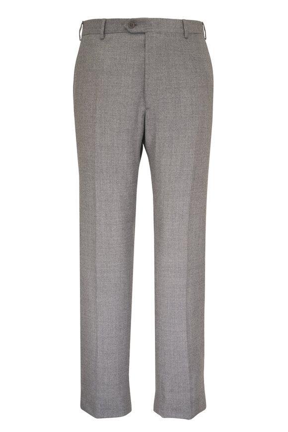 Brioni Tigullio Gray Wool Dress Pant - view 1
