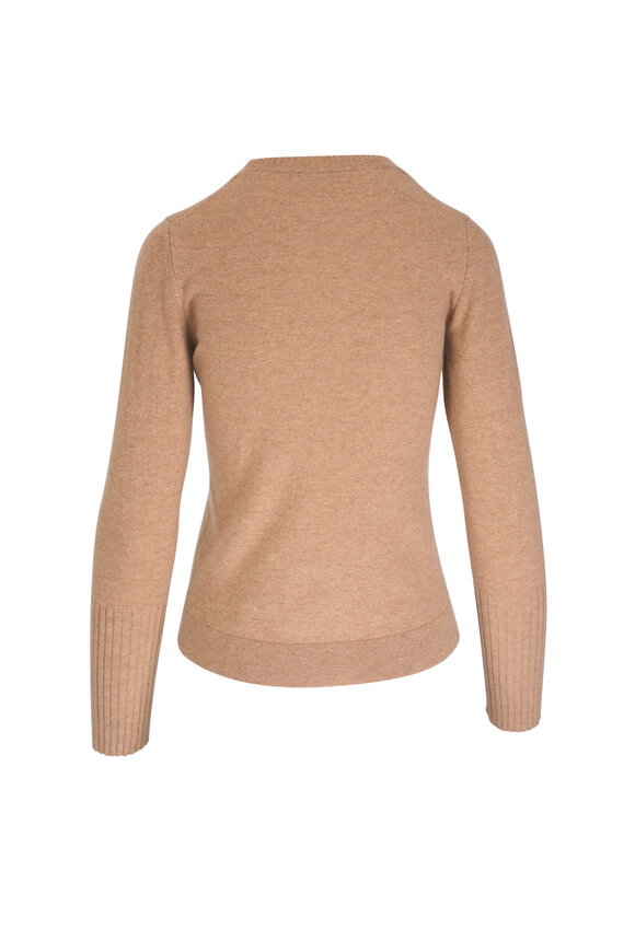 Kinross - Camel 2-Ply Cashmere Crewneck Sweater 