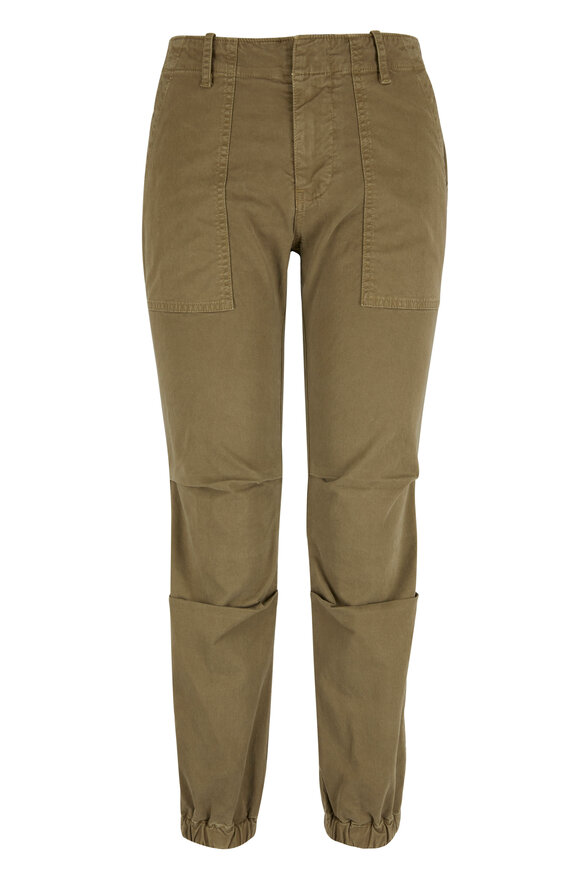 Nili Lotan - Uniform Green Cropped Military Pant