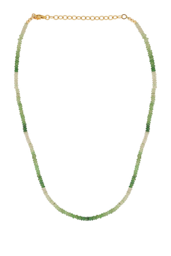Cristina V. Green Sapphire Rondelle Necklace - view 1