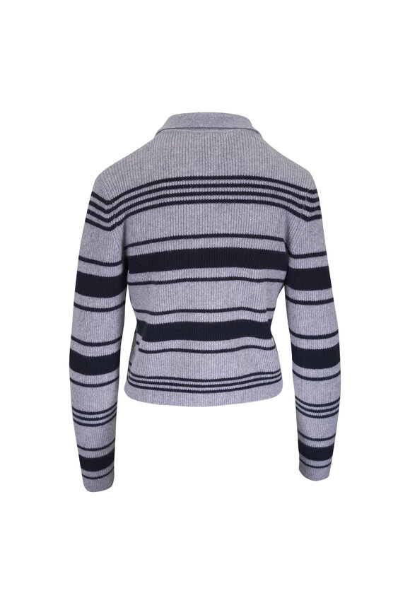 Lisa Yang Tinna Sanderling & Deep Navy Stripe Sweater - view 4