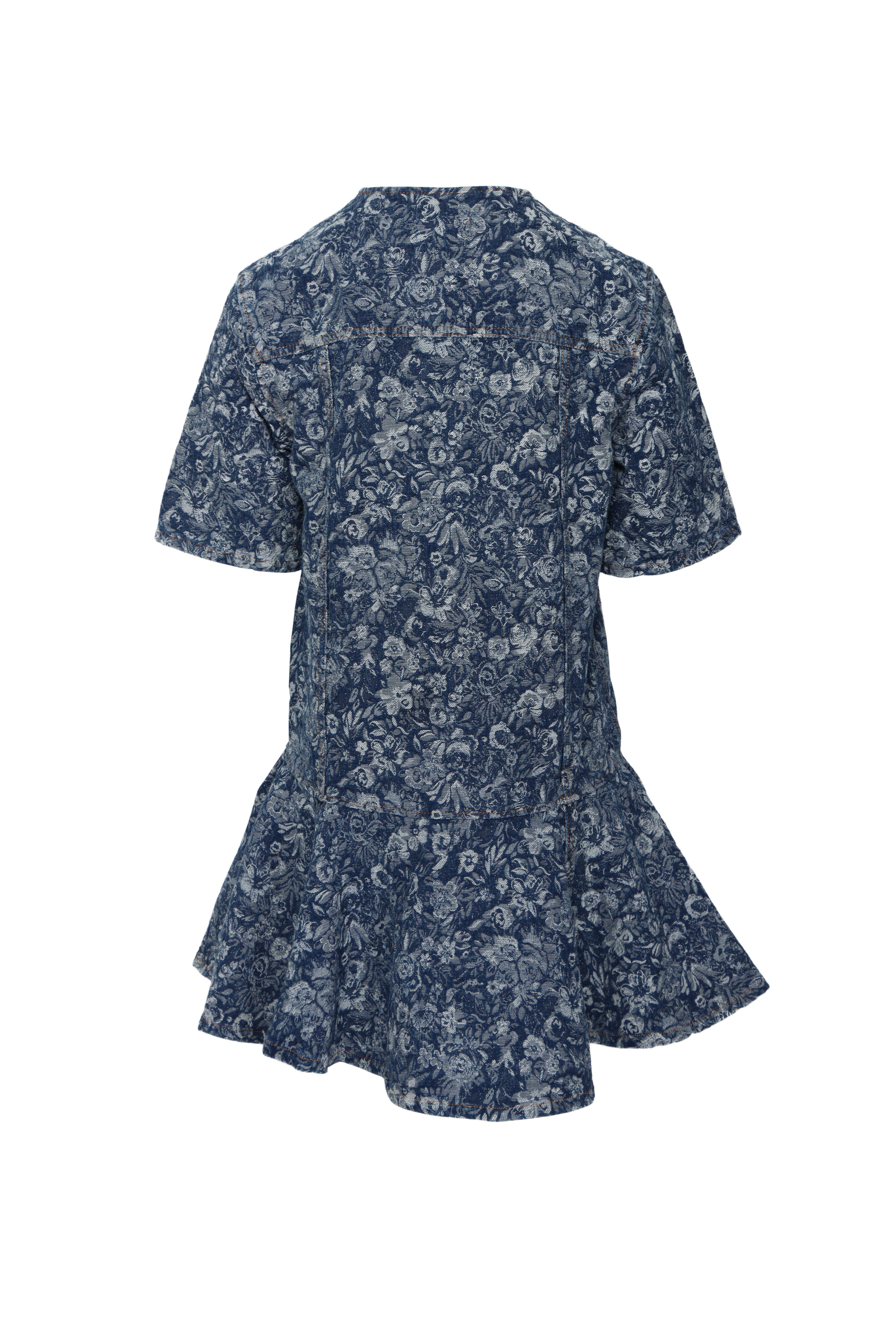 Ganni - Tapestry Mid Blue Denim Mini Dress