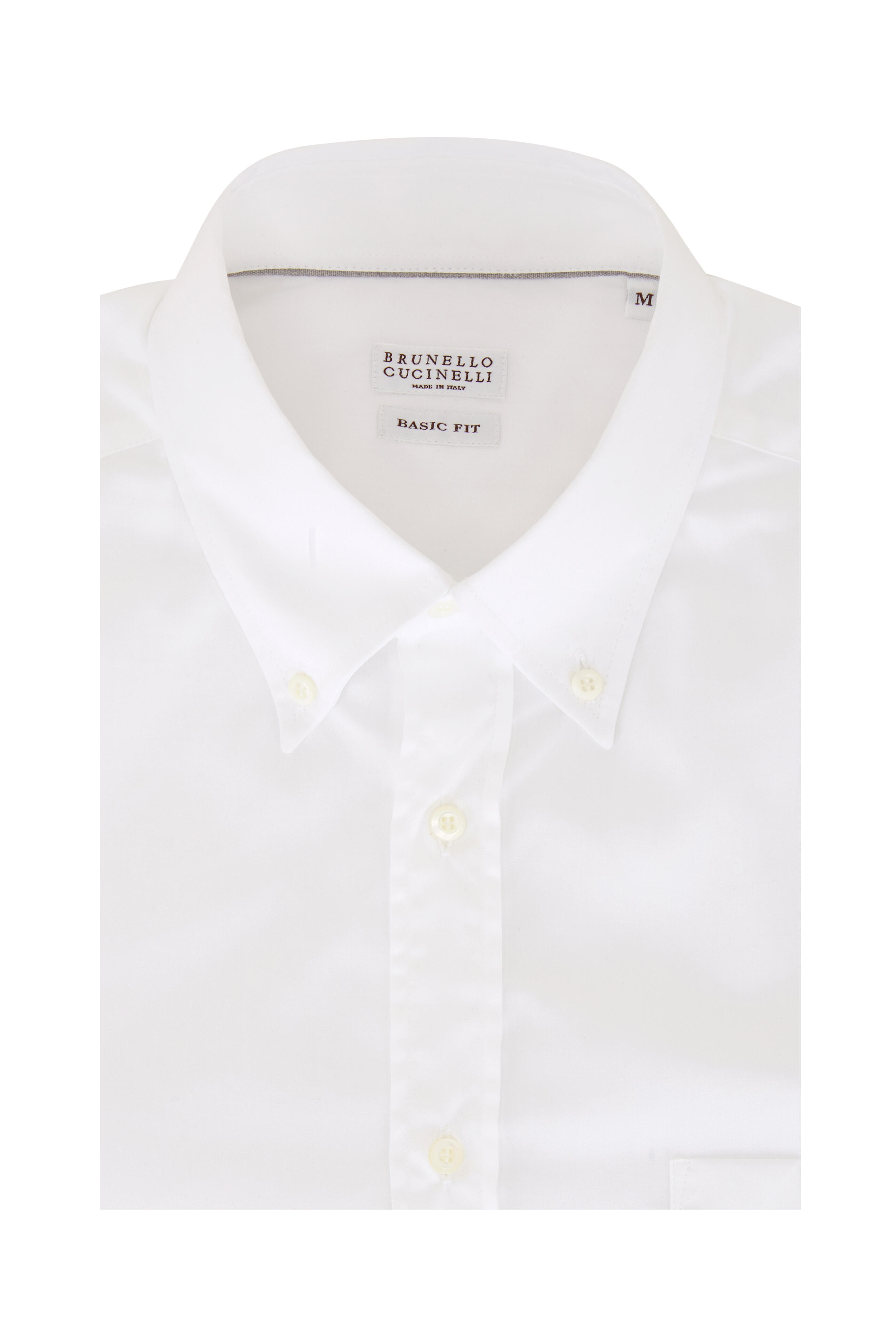 Brunello Cucinelli - White Button Down Sport Shirt
