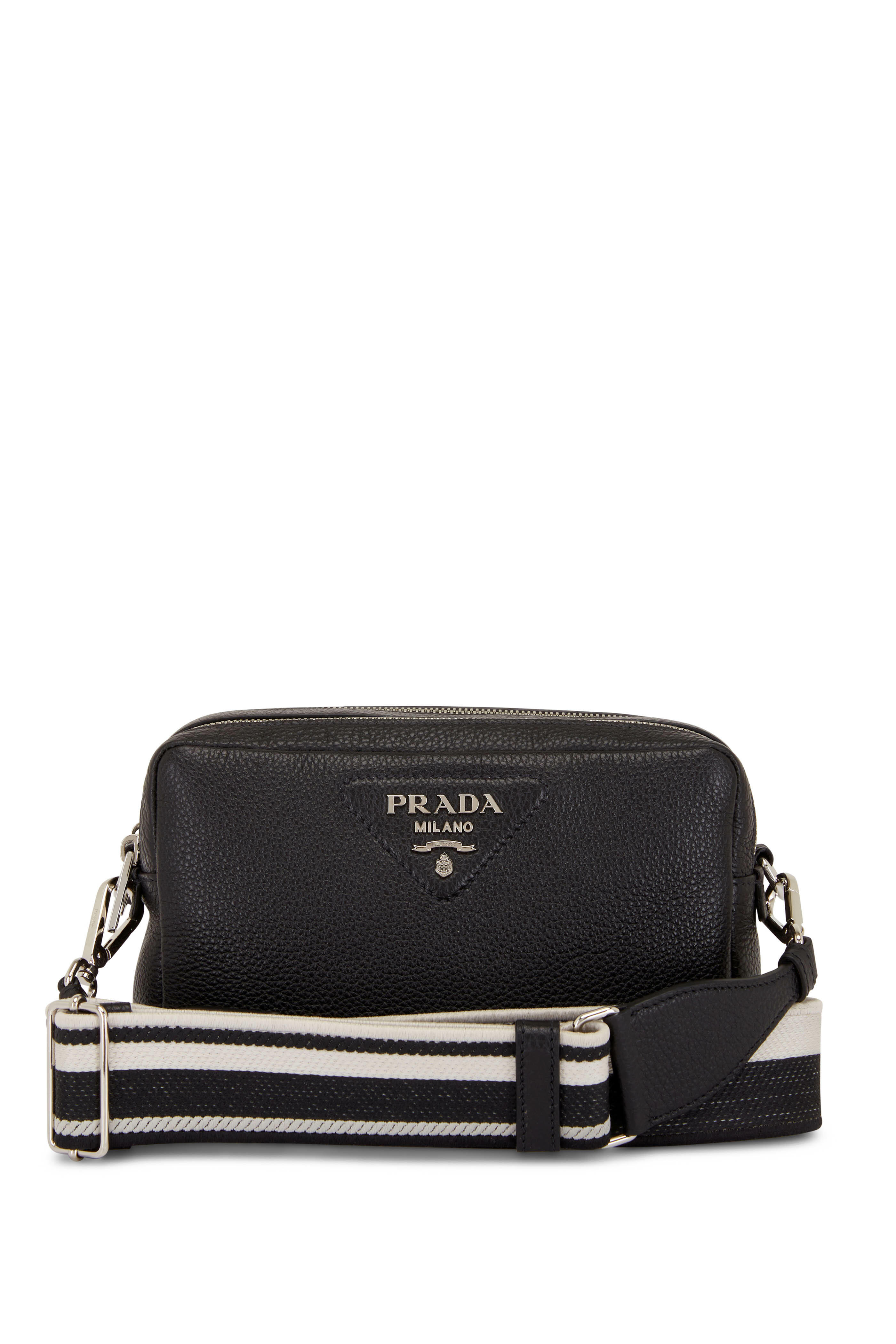 Prada, Bags, Prada Vitello Daino Double Zip Camera Bag