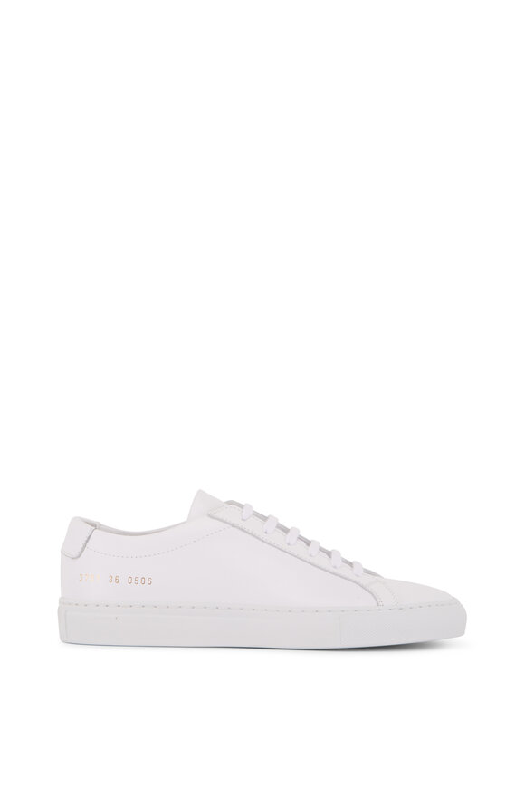 Woman by Common Projects - Achilles White Leather Low Top Sneaker