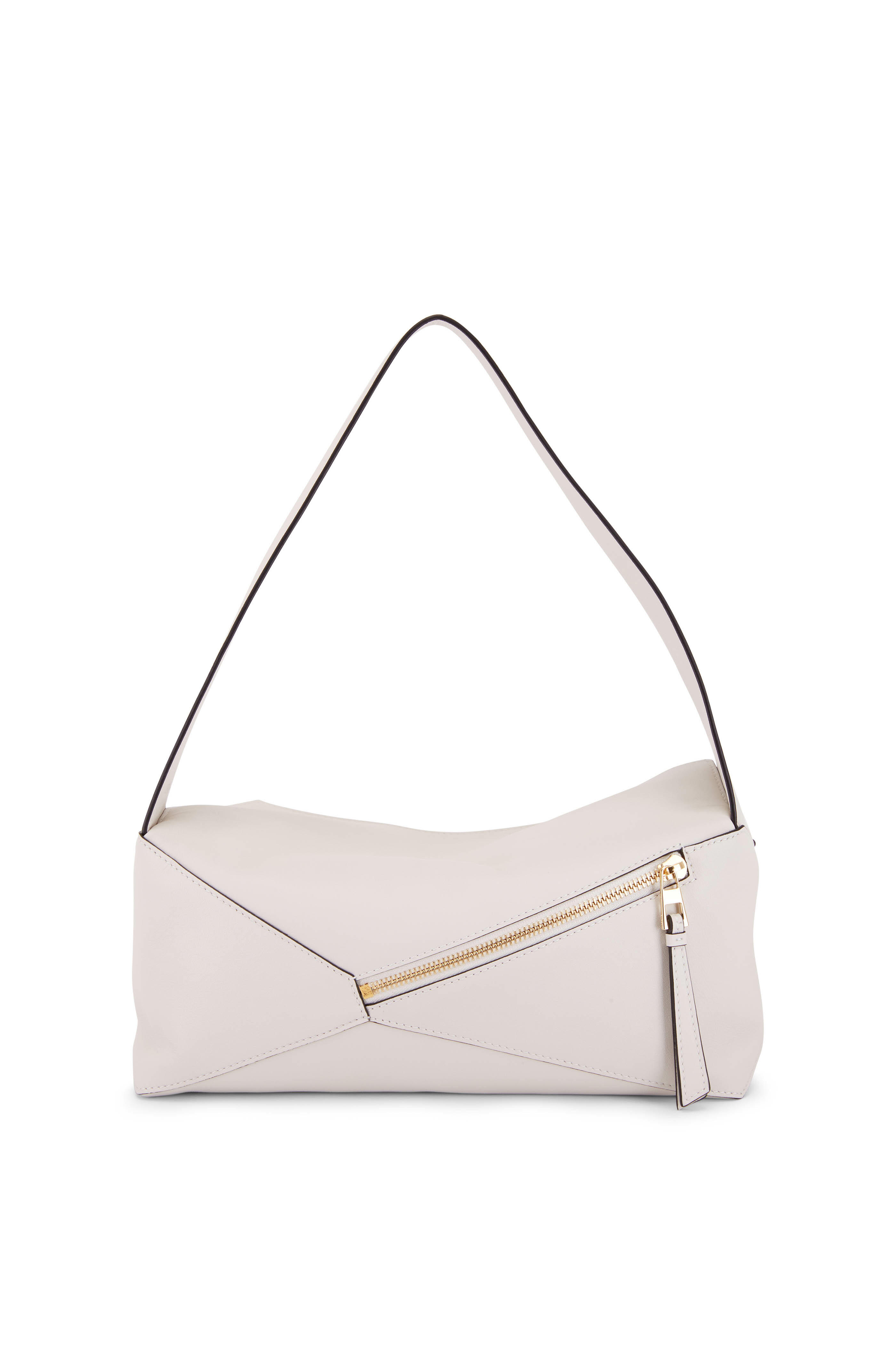 Loewe - Puzzle Soft White Leather Hobo Bag | Mitchell Stores