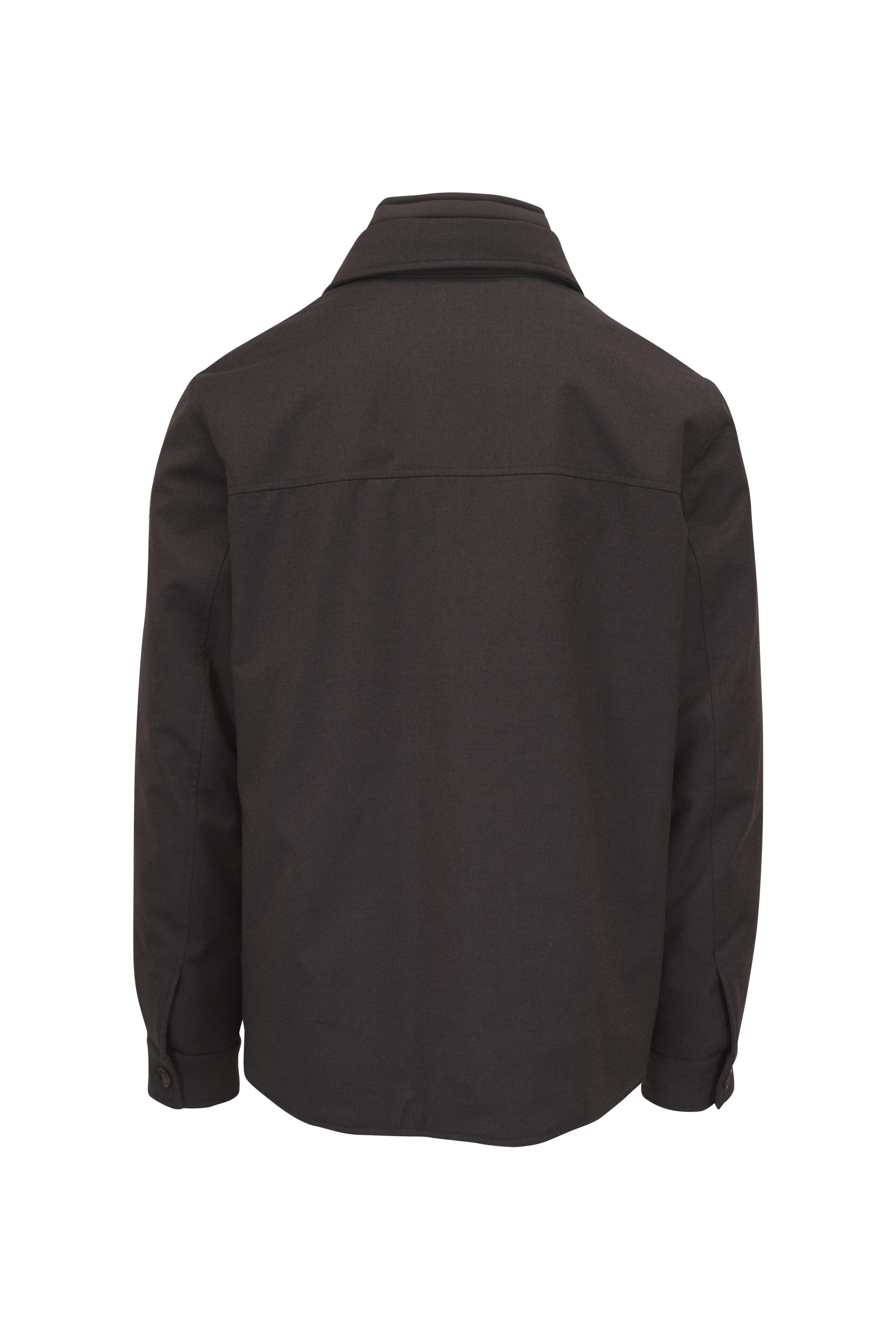 Moorer - Brown Waterproof Down Field Jacket