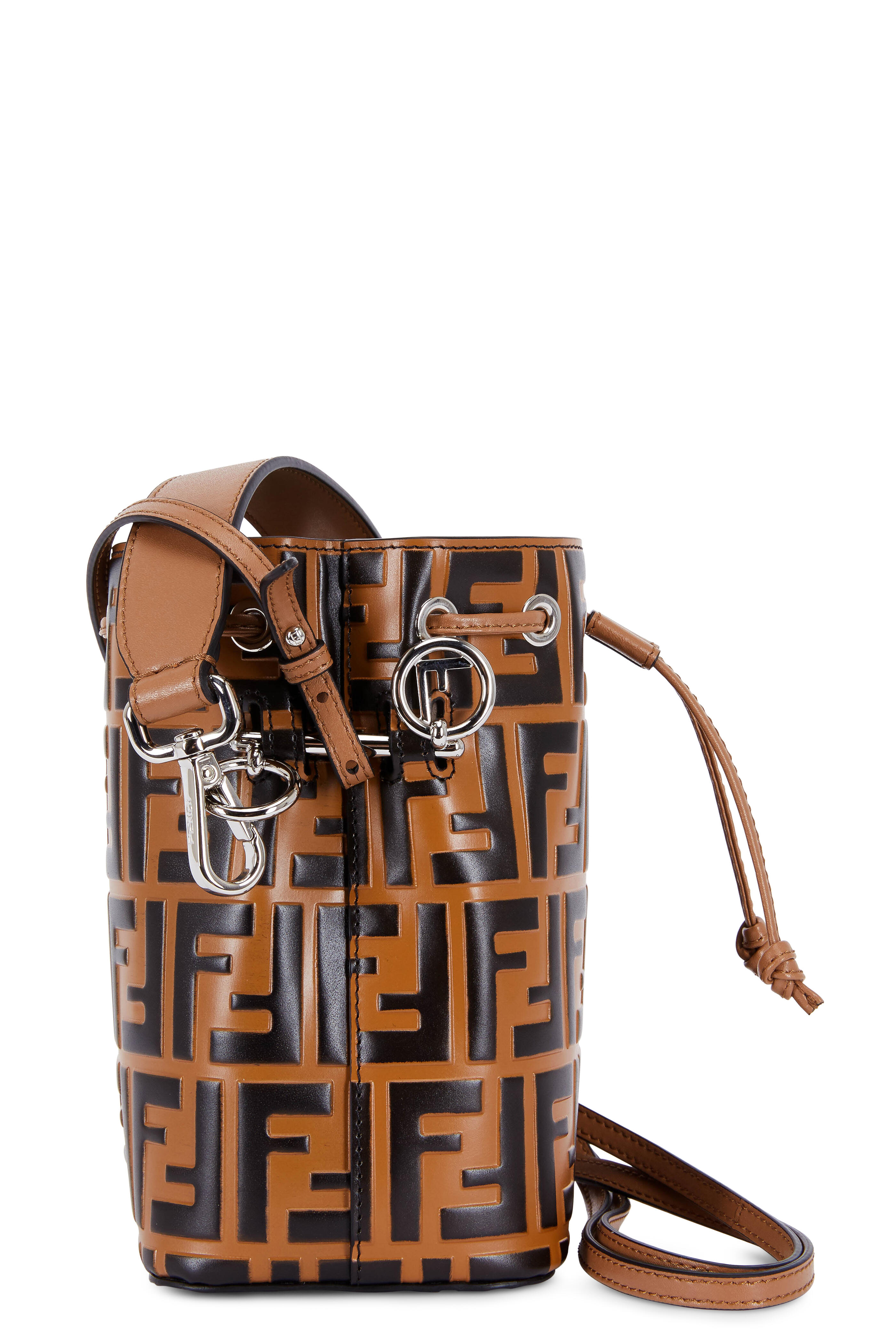 Fendi Mon Tresor Mini Leather Cross-Body Bag