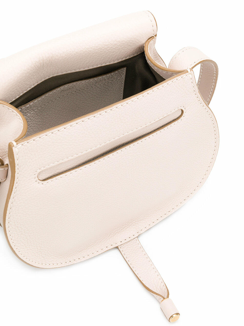 Chloé - Marcie White Leather Mini Crossbody | Mitchell Stores