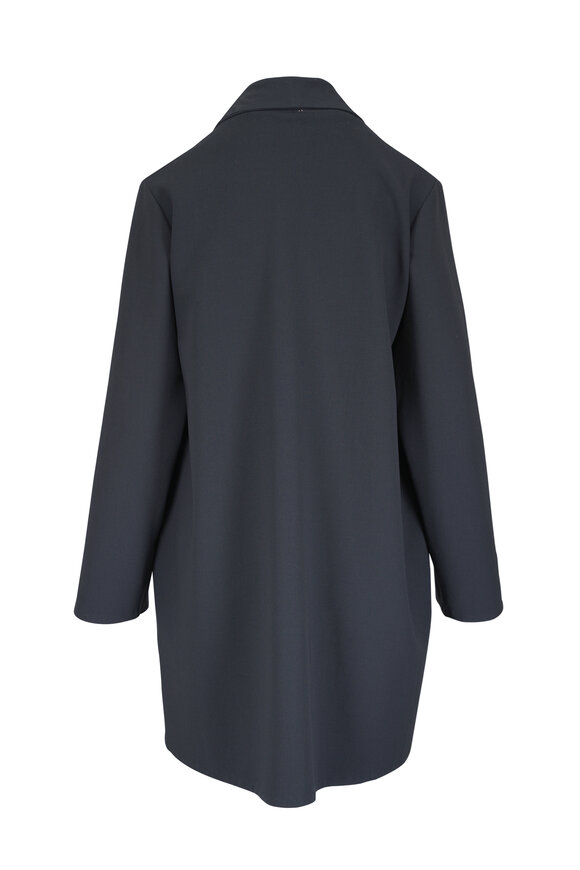 Peter Cohen Cab Slate Double Faced Wool Coat - view 2