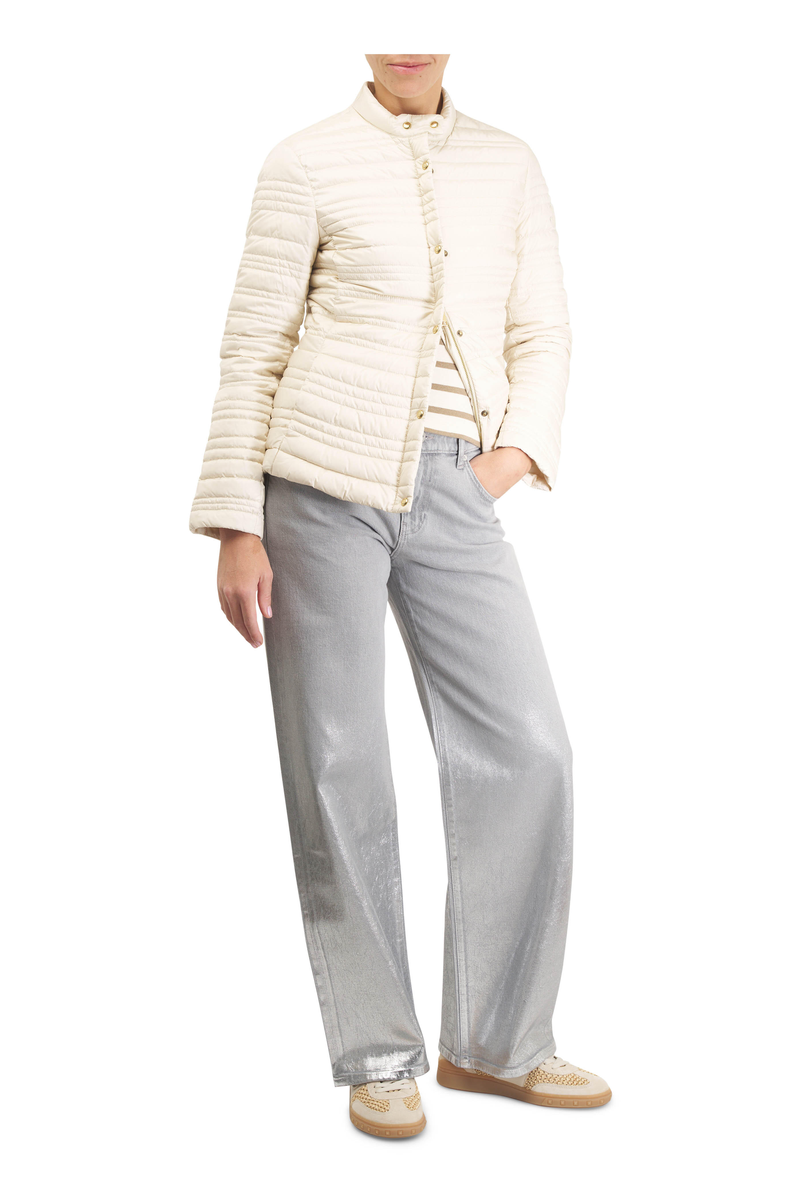 Valentino Garavani - Upvillage Sneaker in Woven Raffia Fabric