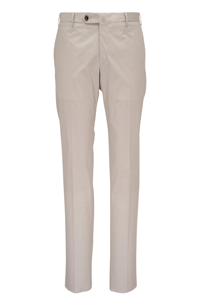 パンツ PT TORINO Cappuccino Stretch Cotton Pant PT Torino Edge slim-fit stretch cotton trousers for men