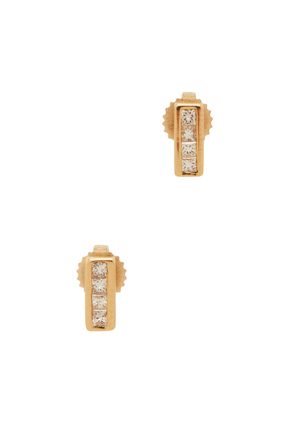 Genevieve Lau - Diamond Stick Stud Earrings