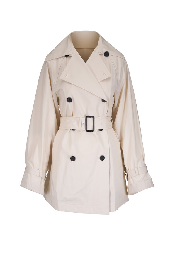 Totême Stone Washed Cotton Trench Coat