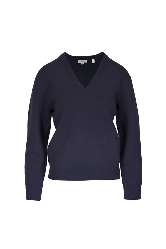 Vince Eclipse Double Faced V-Neck Sweater