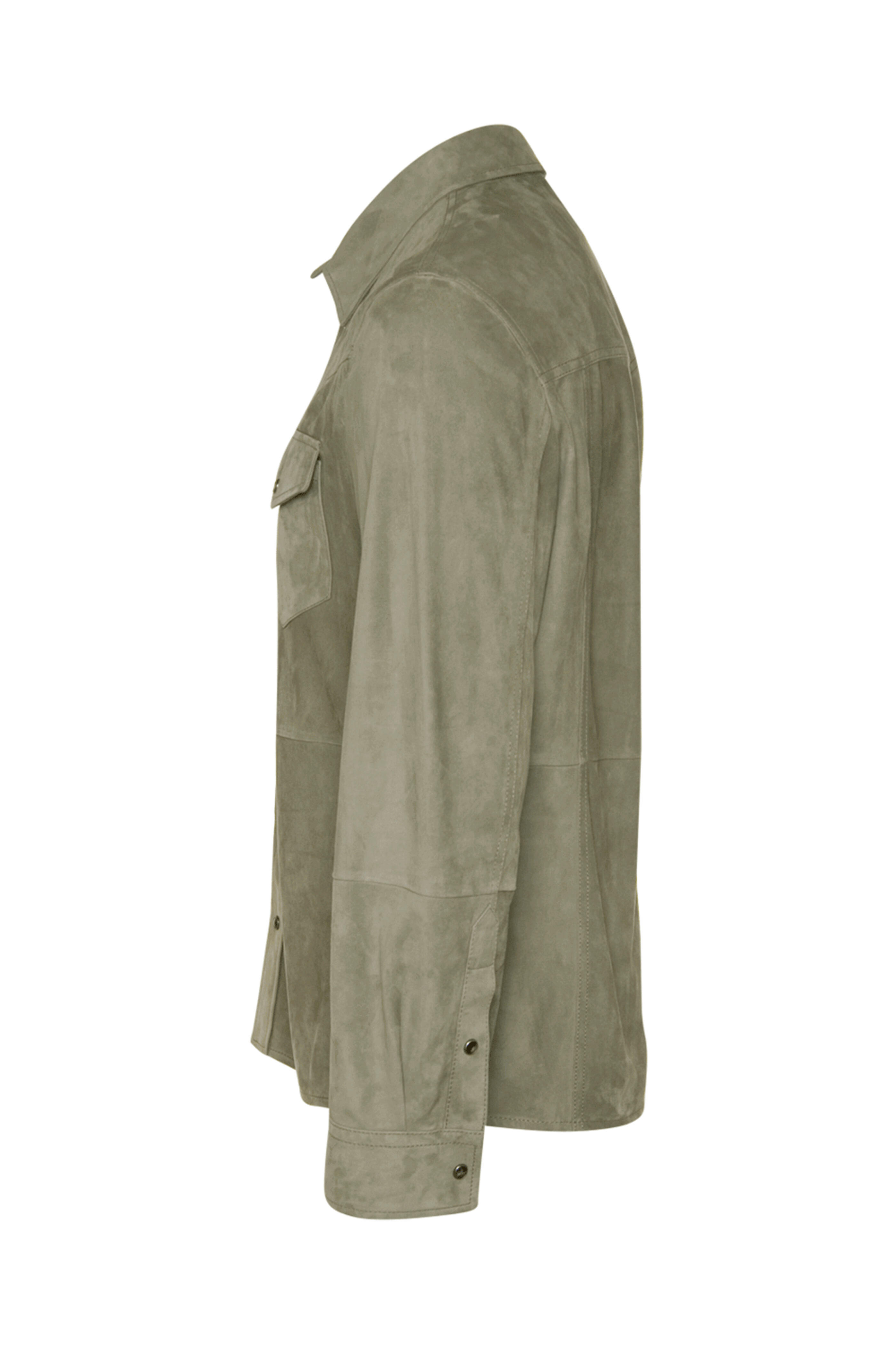 Brunello Cucinelli MZVNG2868C8279 関税送料込 Brunello Cucinelli - Light Sage Green Leather Jacket