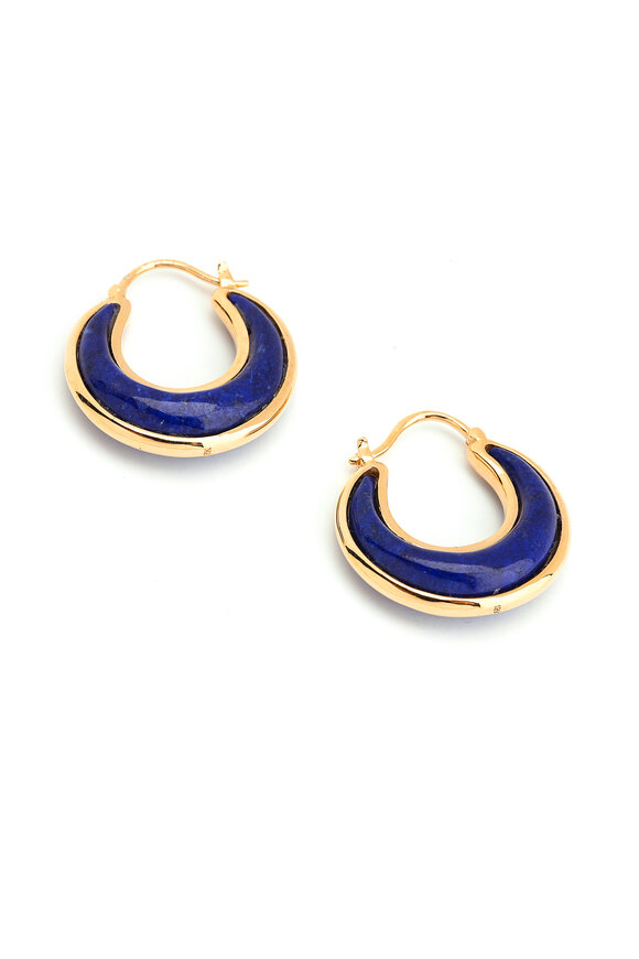 Syna - Luna Lapiz Lazuli Earrings
