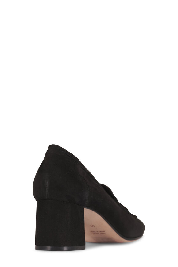 Sophique Milano Essemziale Black Suede Penny Loafer, 50mm - view 4