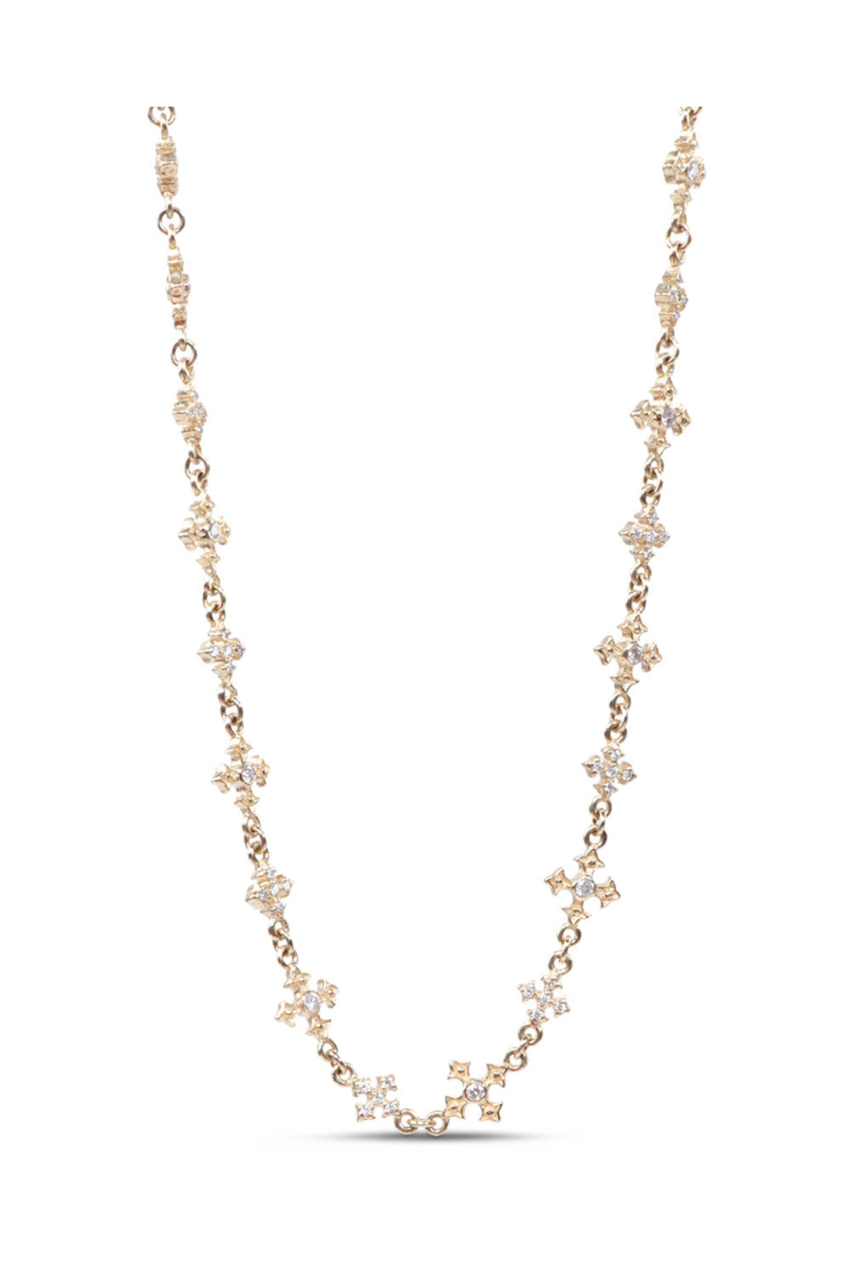 Loree Rodkin - Diamond Cross Chocker Necklace