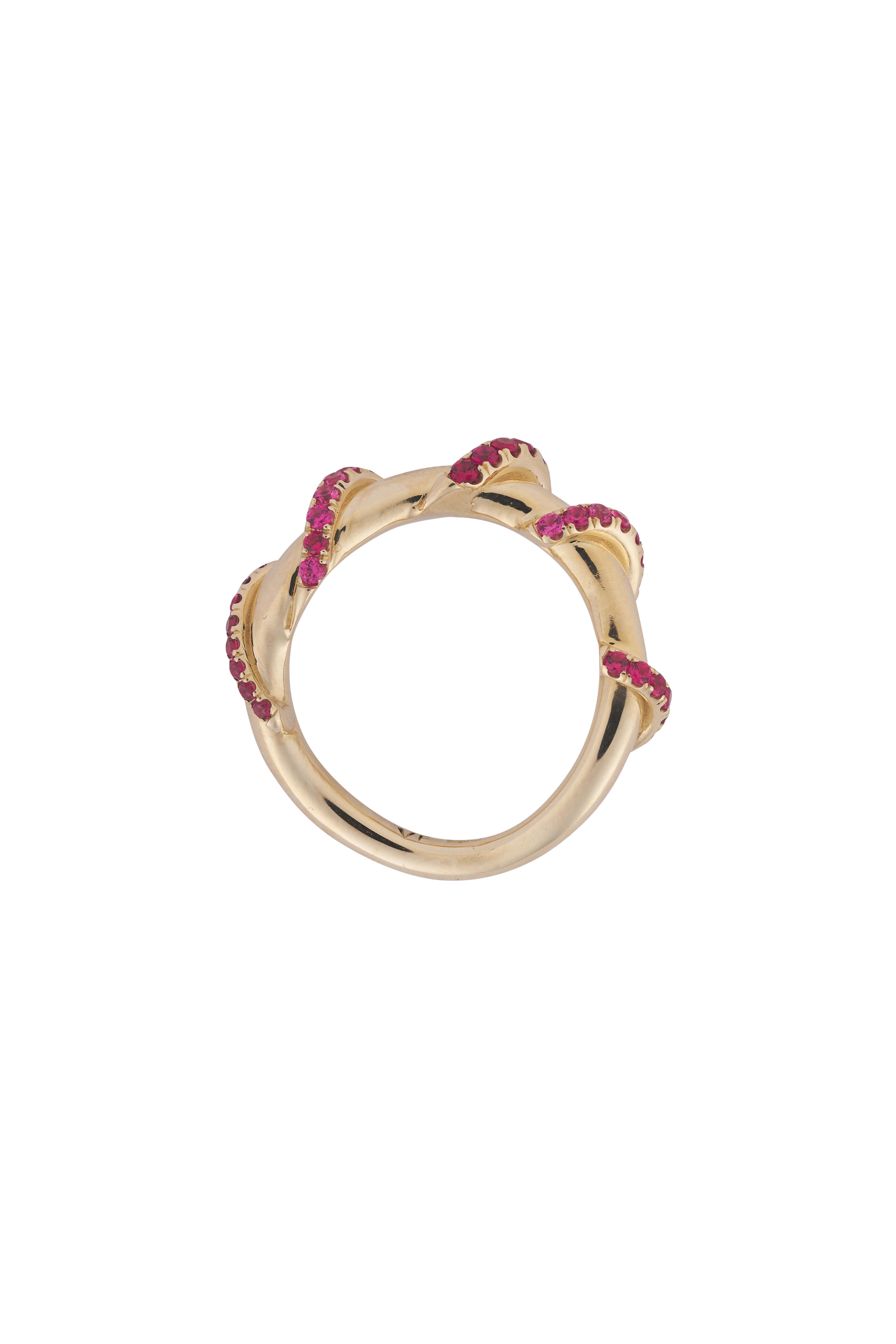 Vanessa - Thick Spinel Wrap Band Ring