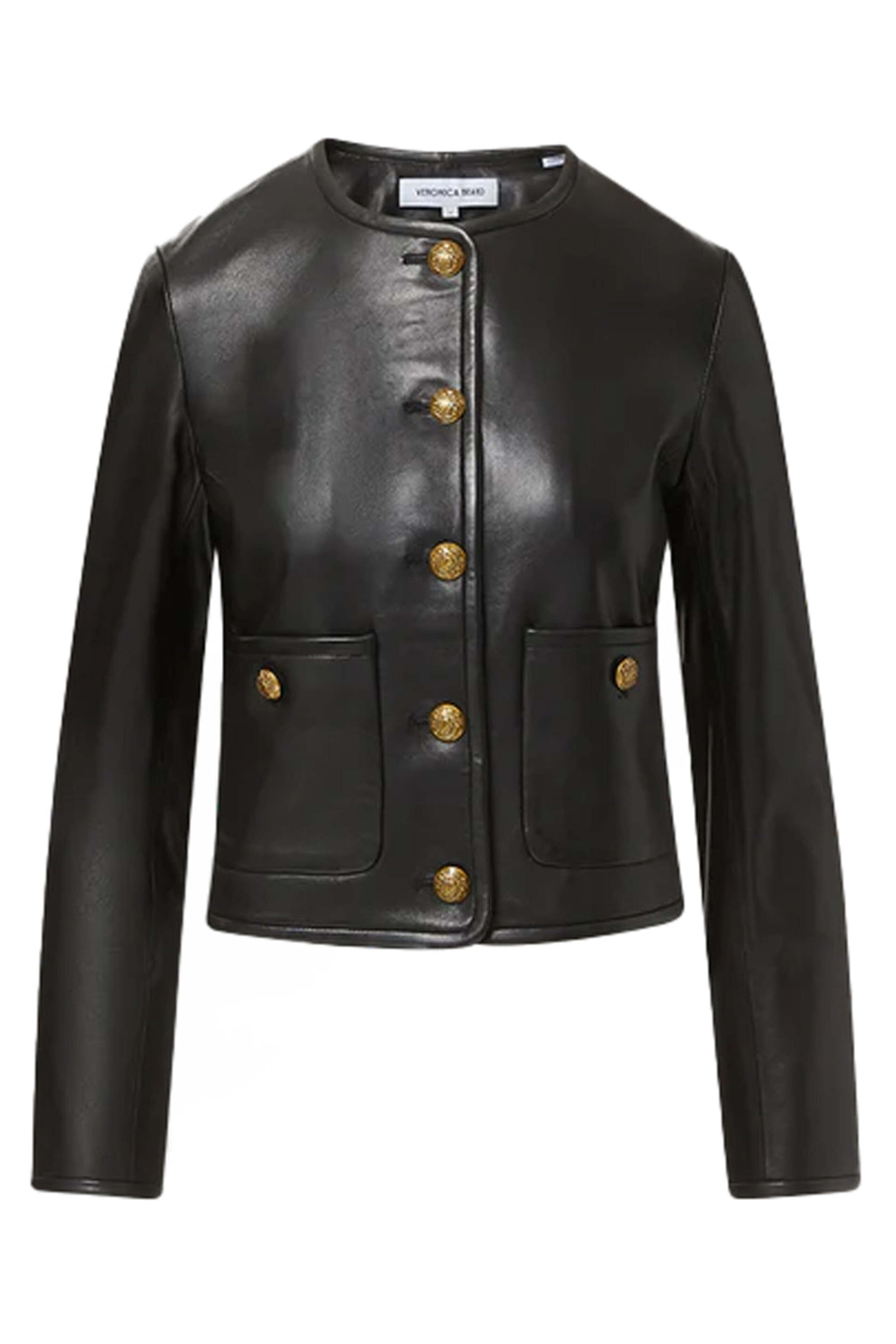 Veronica Beard - Black Leather Andrea Jacket