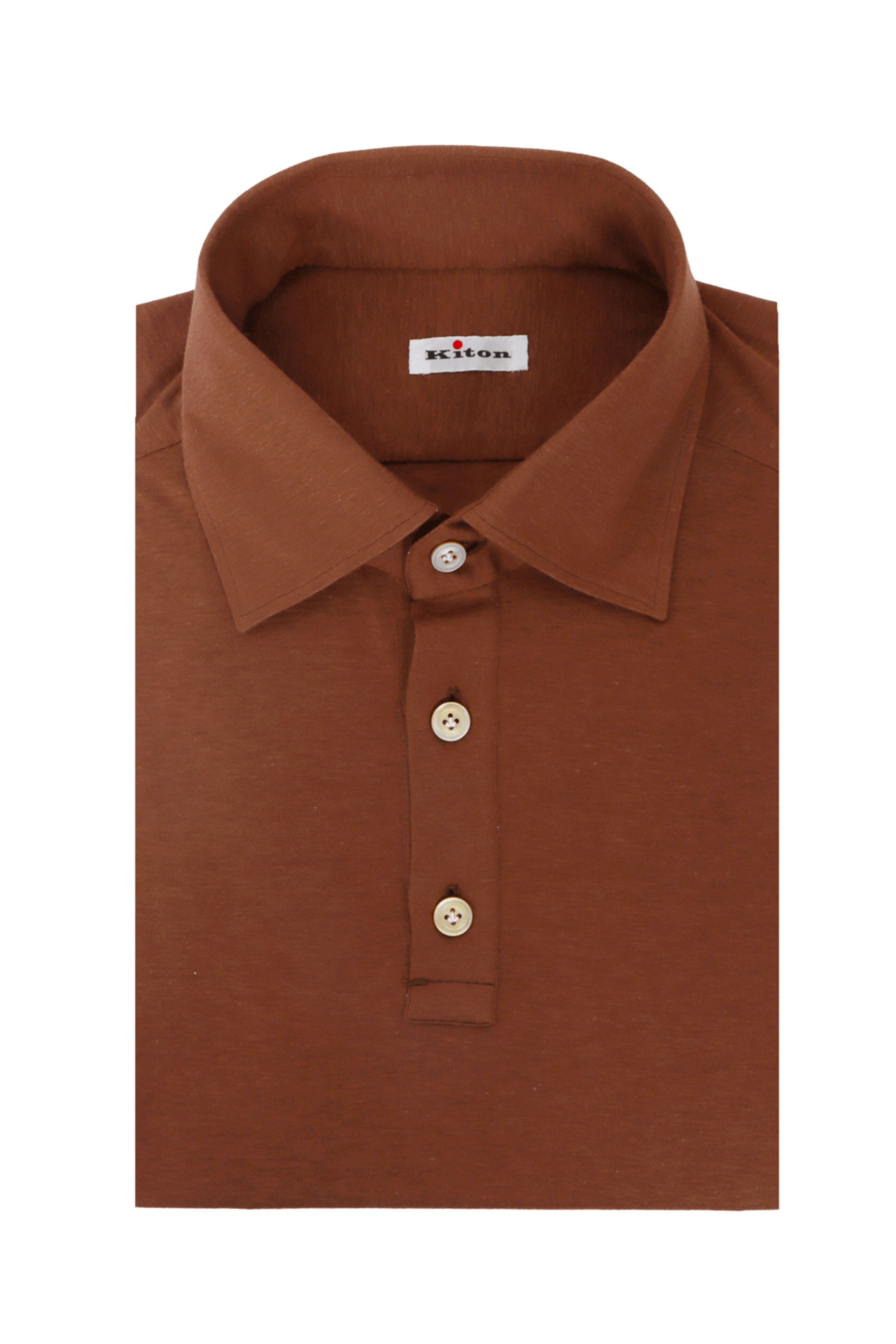 Kiton - Brown Polo - view 1