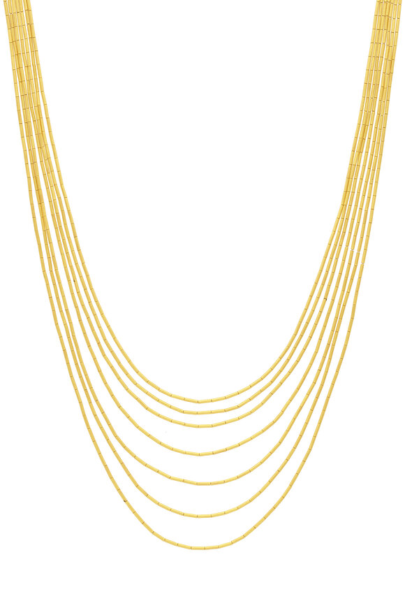 Gurhan 24k Gold Multi Strand Beaded Necklace - view 1