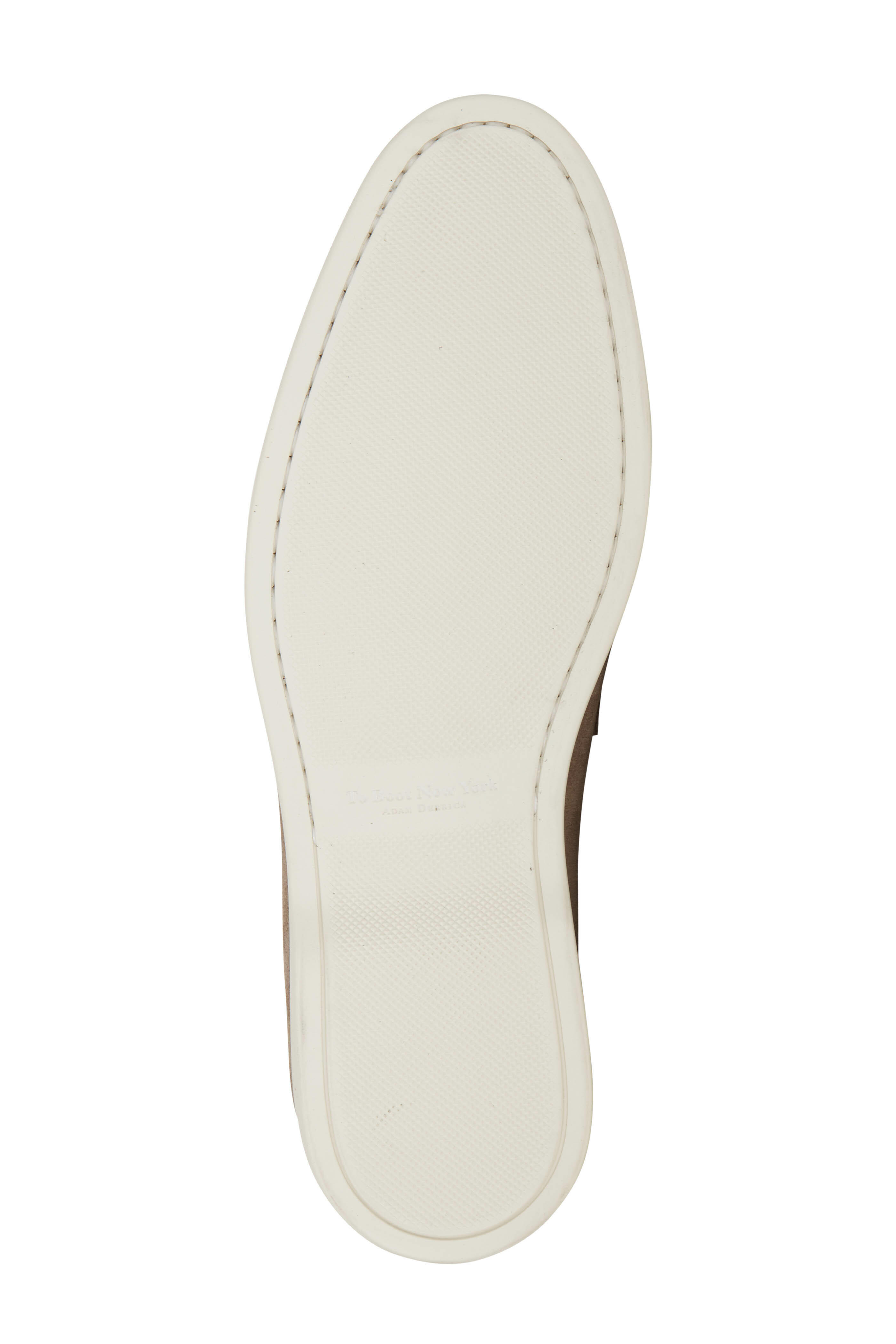 To Boot New York - Edgar Light Gray Suede Penny Loafer