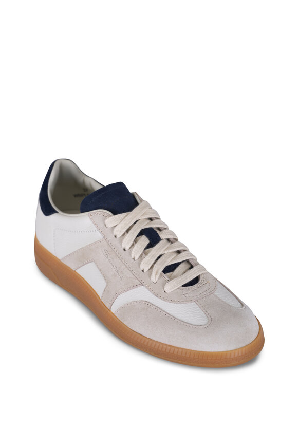Santoni Olympic White Sneaker