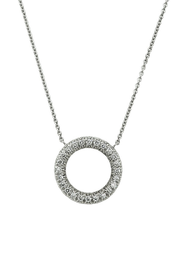 Aaron Henry Wide Embrace Circle Pendant Necklace - view 1