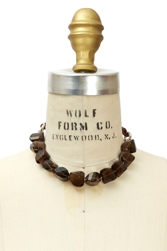 Brunello Cucinelli - Smokey Quartz Necklace