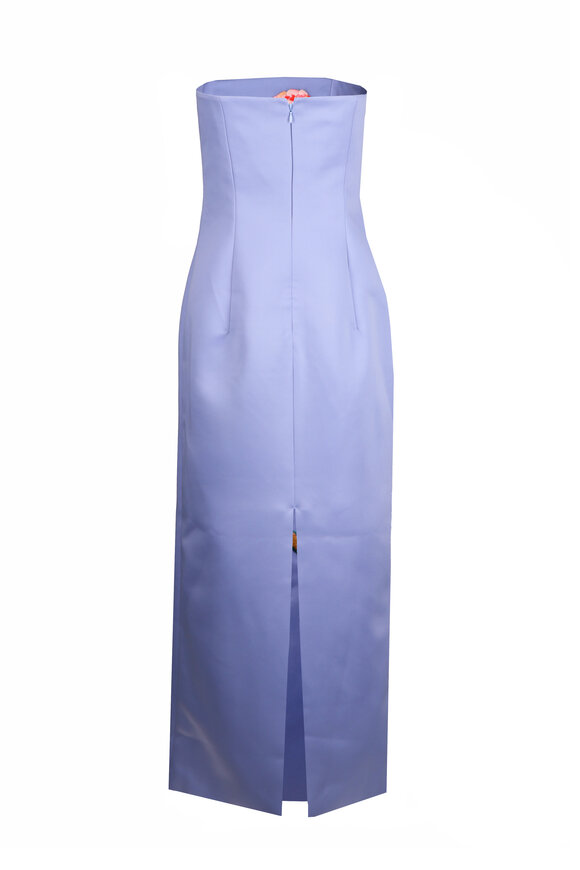 Leo Lin Rayna Periwinkle Embroidered Bustier Maxi Dress - view 2