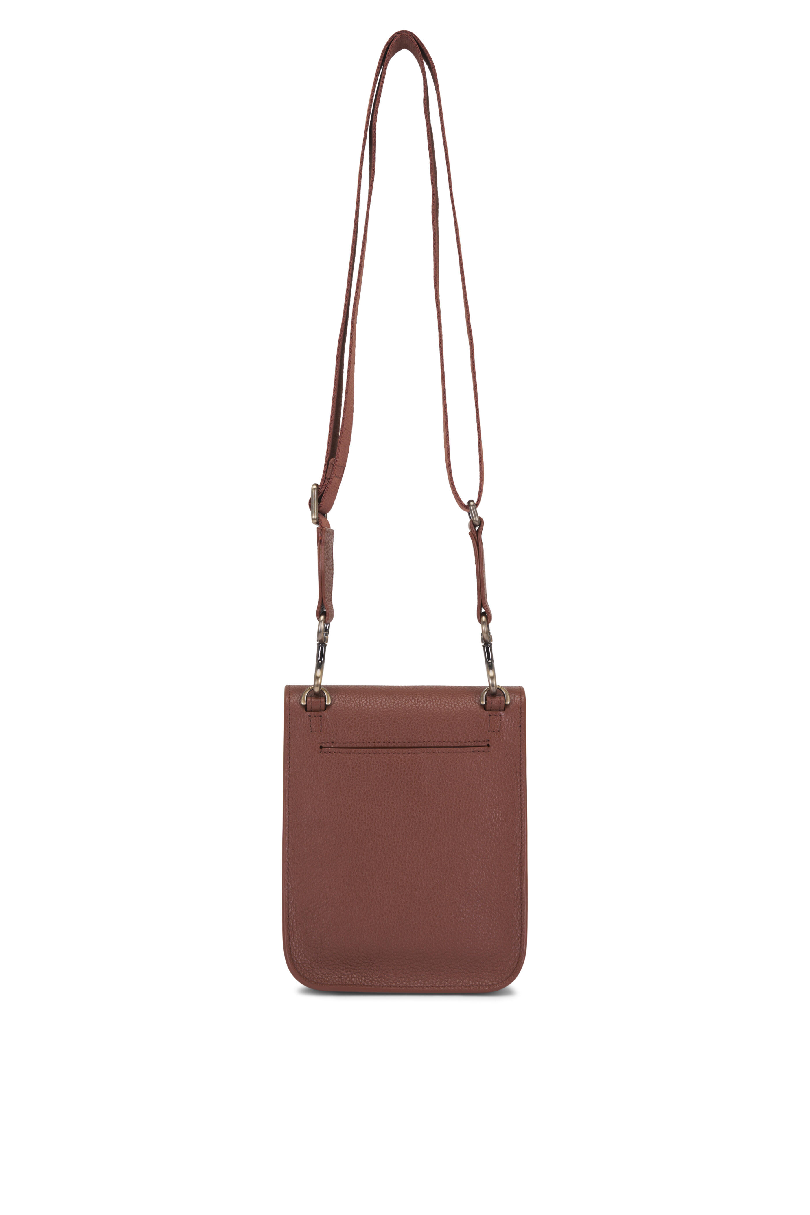 Akris - Mini Anouk Caramel Leather Messenger Bag