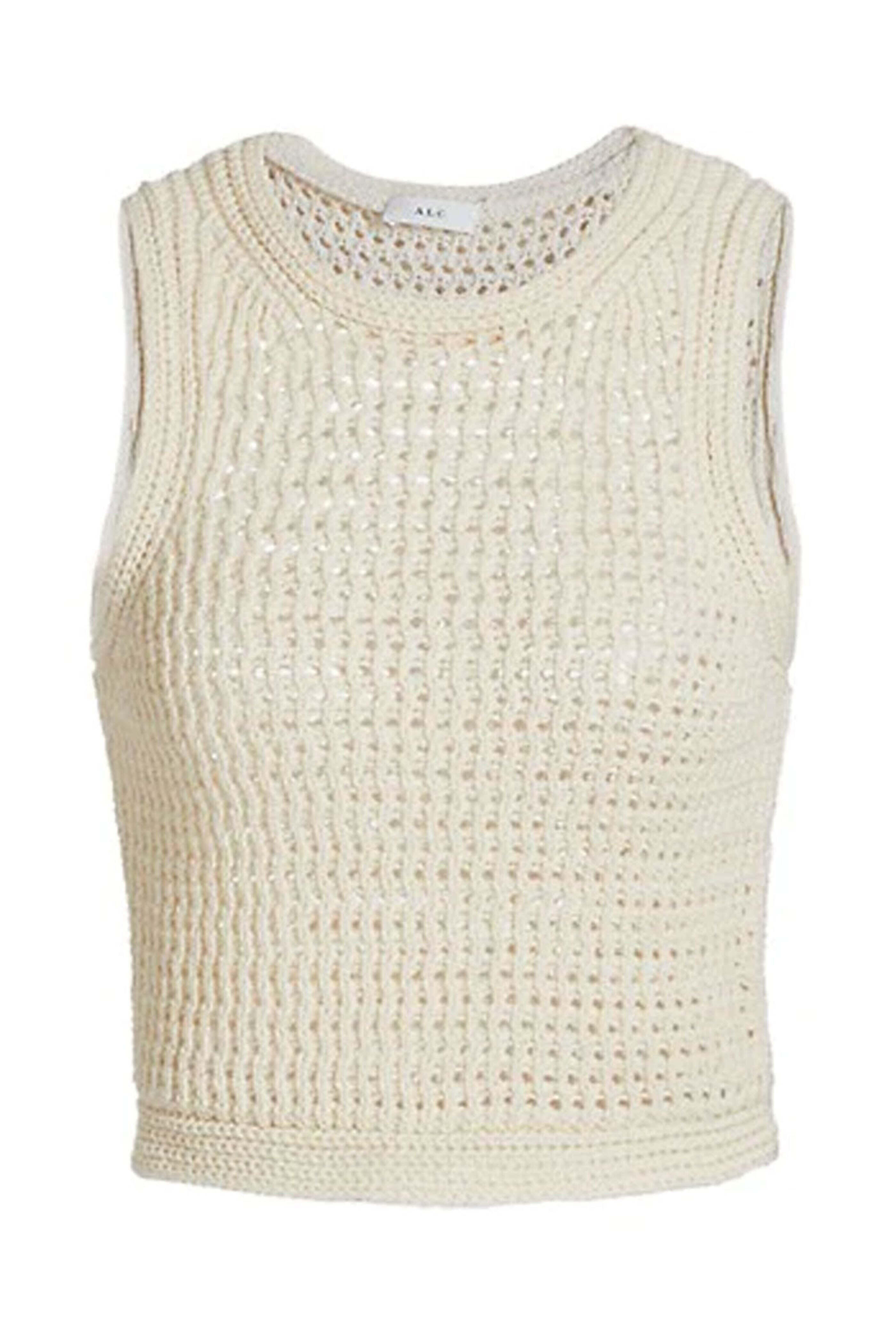 A.L.C. - Ivory Knit Carmelo Top