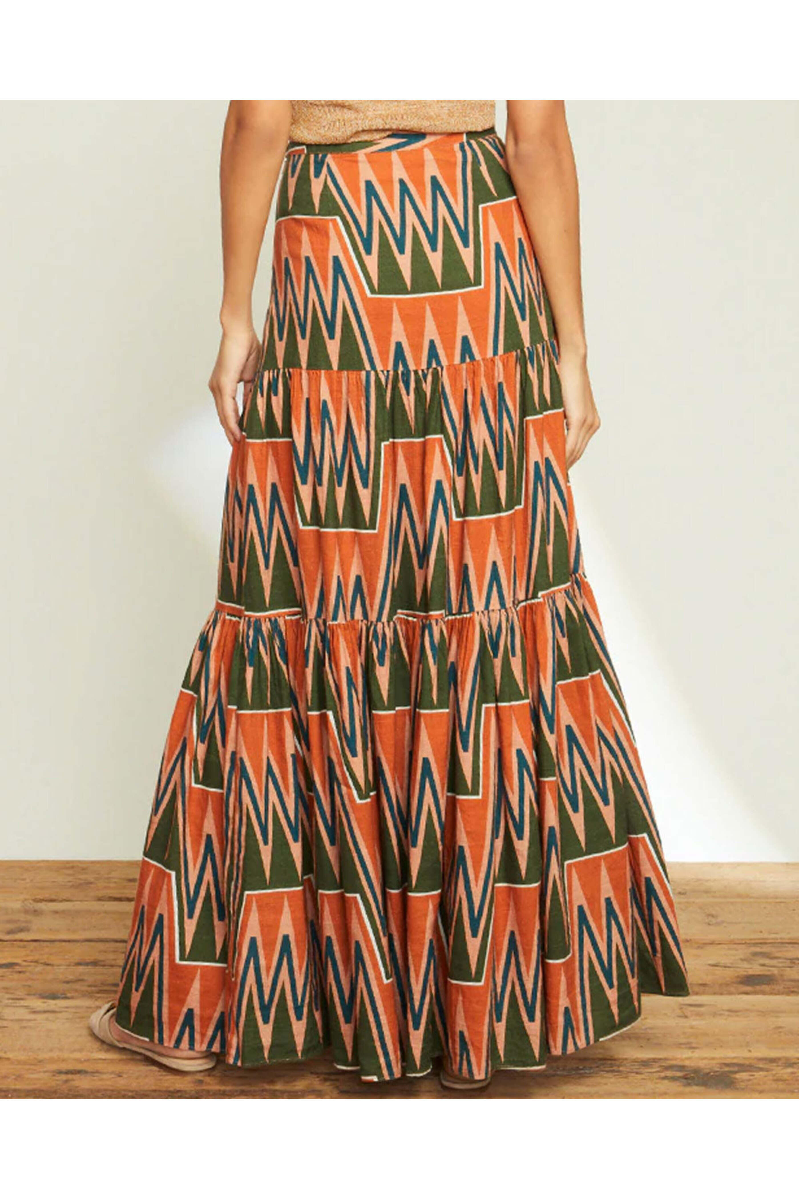 Veronica Beard - Multi Print Sundance Maxi Skirt