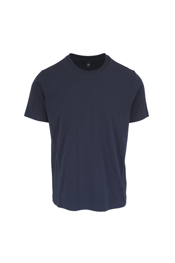 WAHTS Navy Blue Stretch Jersey T-Shirt - view 1