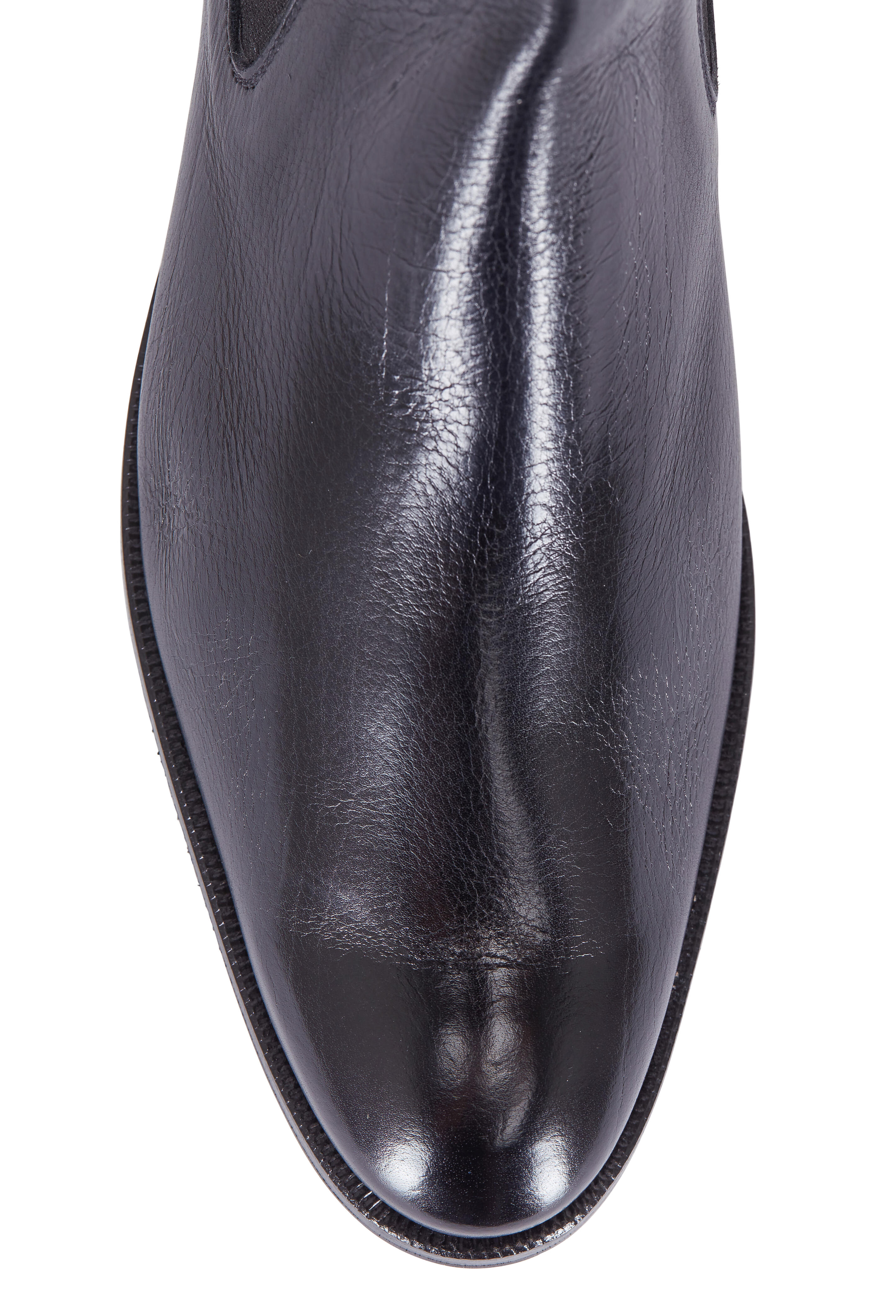 Gravati - Black Leather Jodhpur Boot