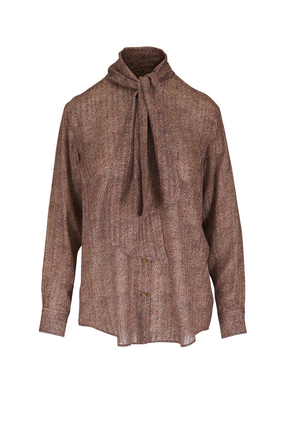Loro Piana Angela Golden Safari Blouse - view 1