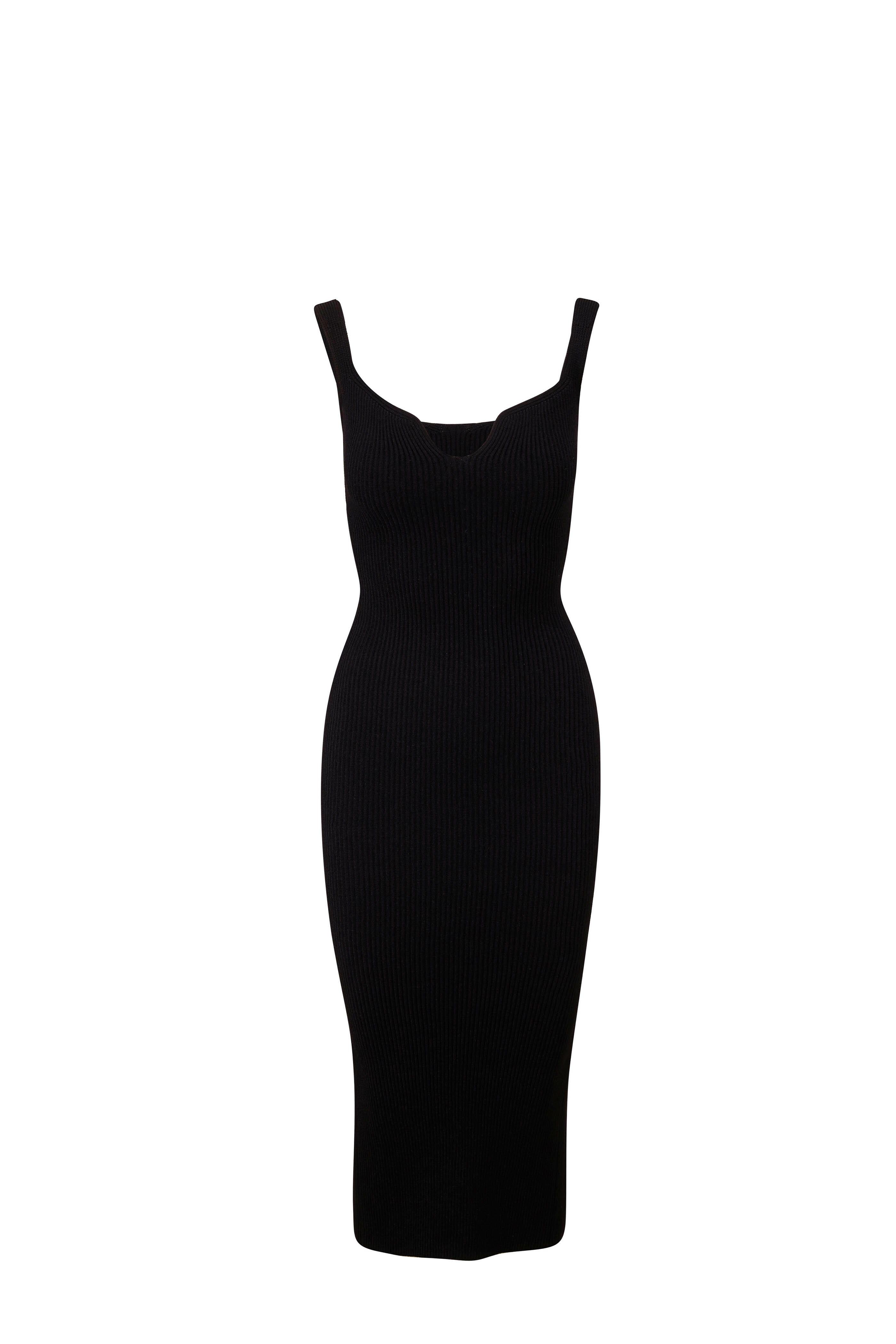 Khaite - Nina Black Tank Dress | Mitchell Stores