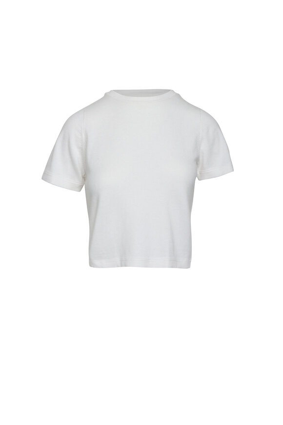 Extreme Cashmere Tina Snow Short Sleeve Tee