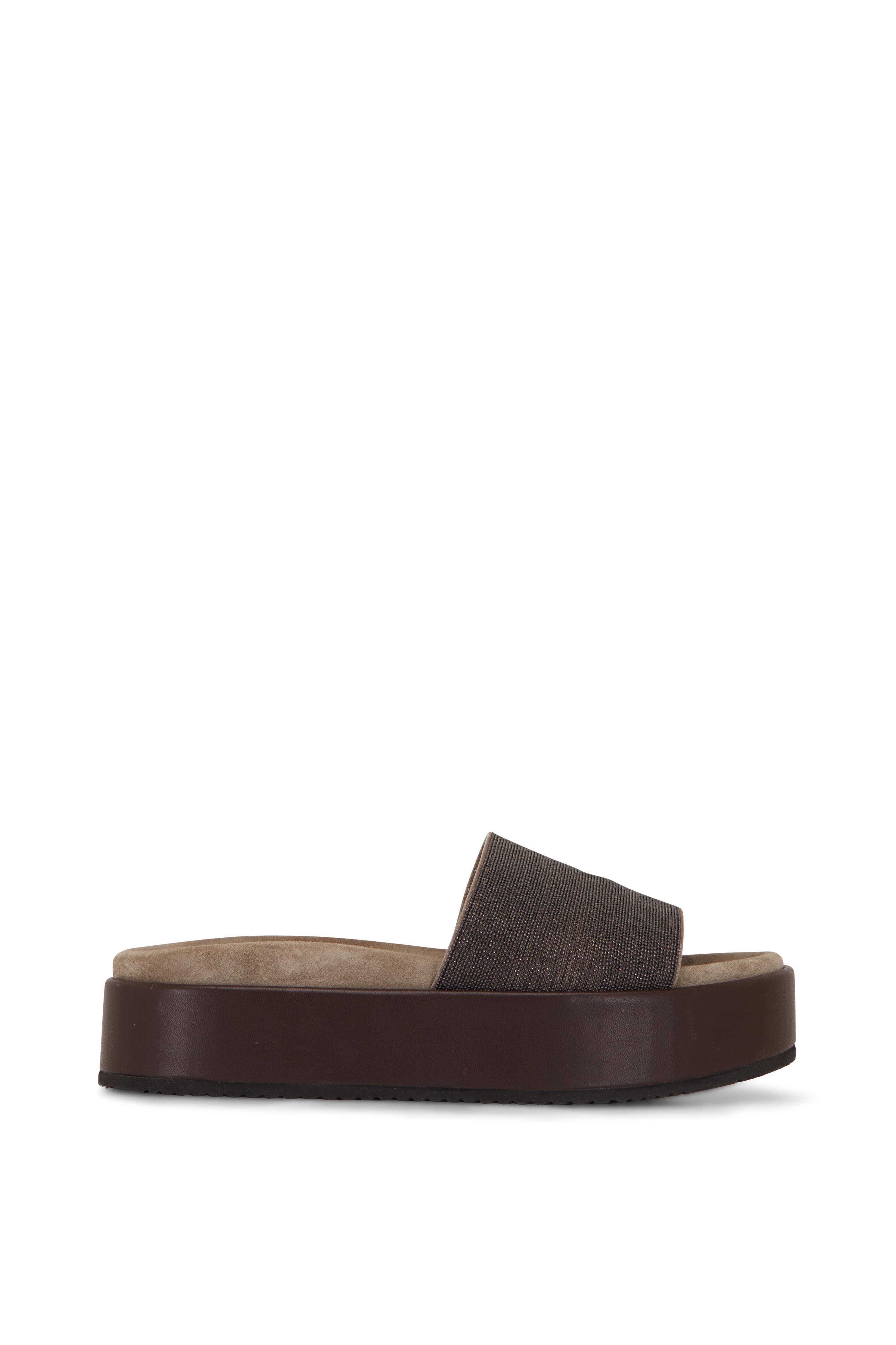【送料&関税込】Brunello Cucinelli Monile Sandals Monili leather sandals in black - Brunello Cucinelli | Mytheresa